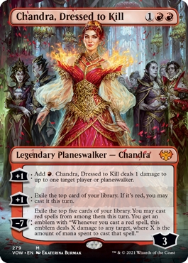 Chandra, Dressed to Kill Innistrad- Crimson Vow Alternate Art